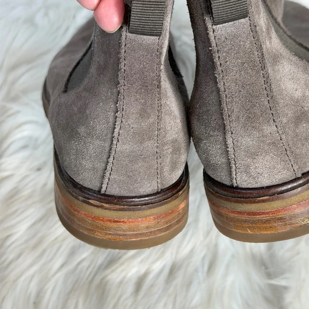 Clarks Clarkdale Gobi Mens Grey Suede Chelsea Boots 61279310 Size 10